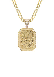 10K Yellow Gold Nugget Necklace | Appx. 3 - 10 Grams