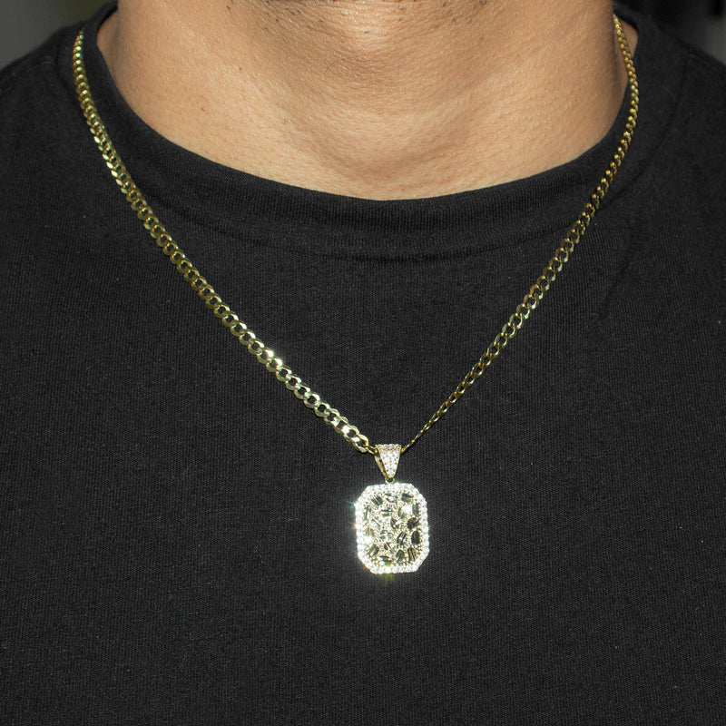 10K Yellow Gold Nugget Necklace | Appx. 3 - 10 Grams