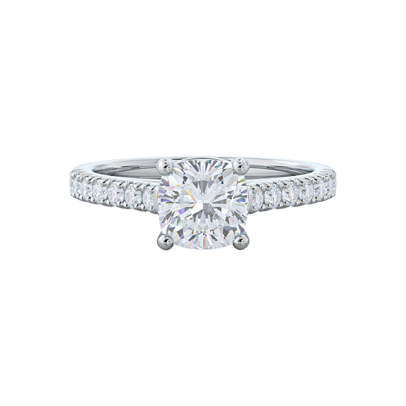 Madelyn 2ct Cushion engagement ring setting