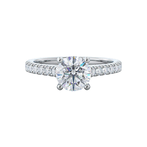 Madelyn 2ct Round engagement ring setting