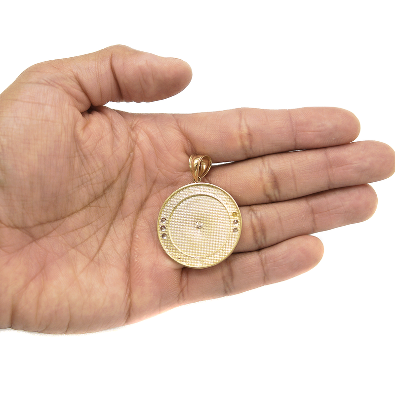 10K Yellow Gold Medusa Style Pendant | 10 Grams
