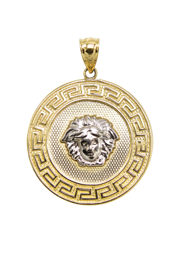 10K Gold Medusa Head Pendant | 7.2 Grams