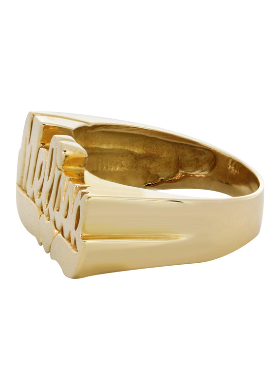 14K Script Gold Name Ring | Appx. 5.4 Grams
