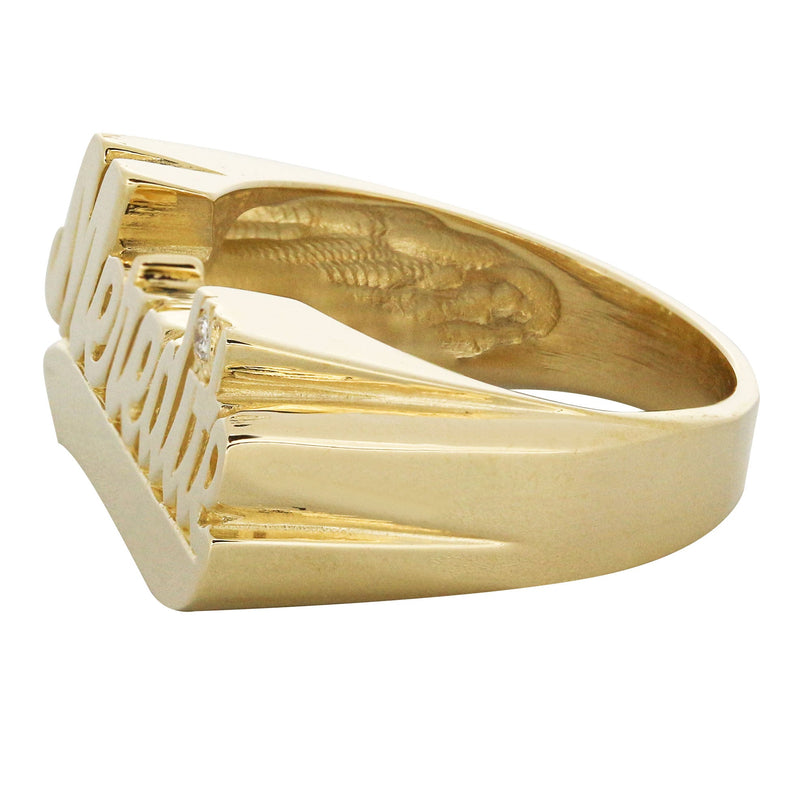 14K Script Gold Name Ring | Appx. 6.5 Grams