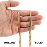 10K Gold Miami Cuban Necklace / 5 MM