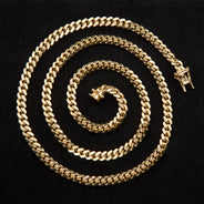 10K Gold Miami Cuban Necklace / 5 MM