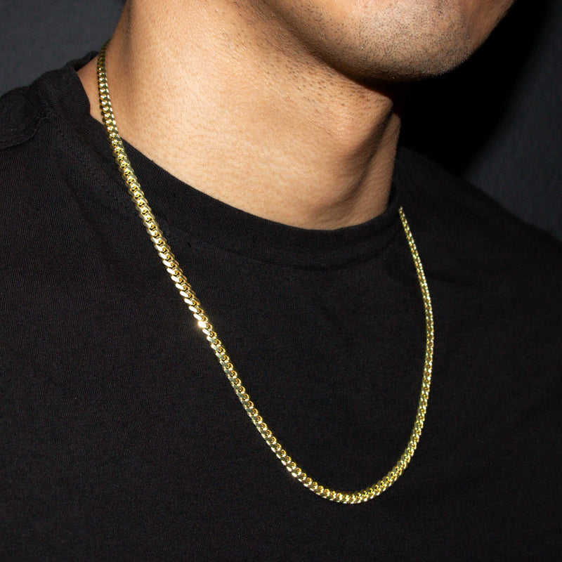 10K Gold Miami Cuban Necklace / 5 MM