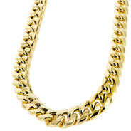 10K Gold Miami Cuban Necklace / 5 MM