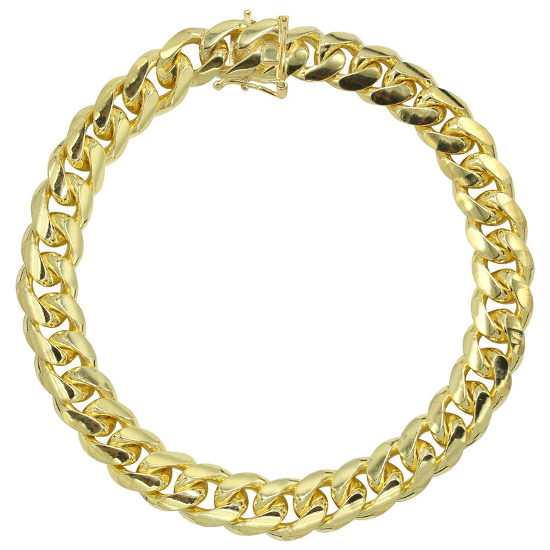Silver Gold Miami Cuban Link Bracelet