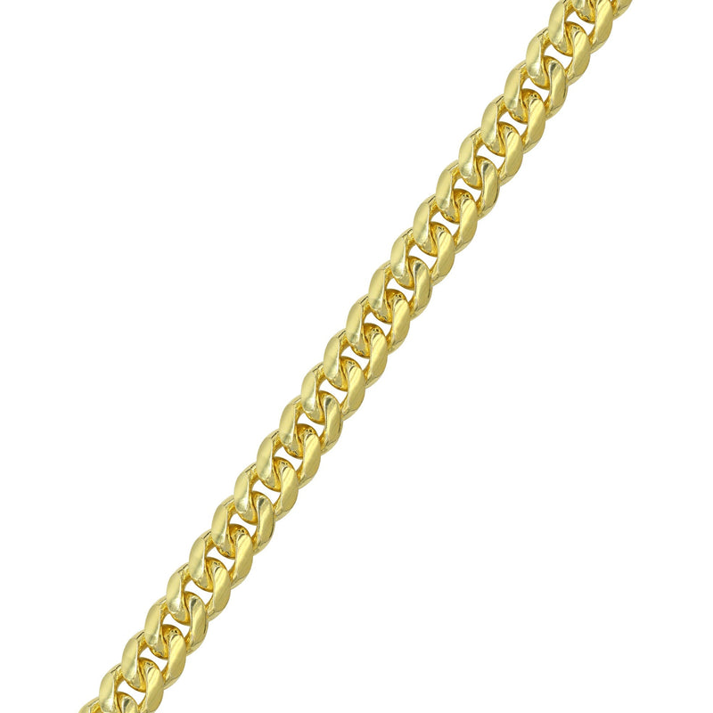 Silver Gold Miami Cuban Link Bracelet