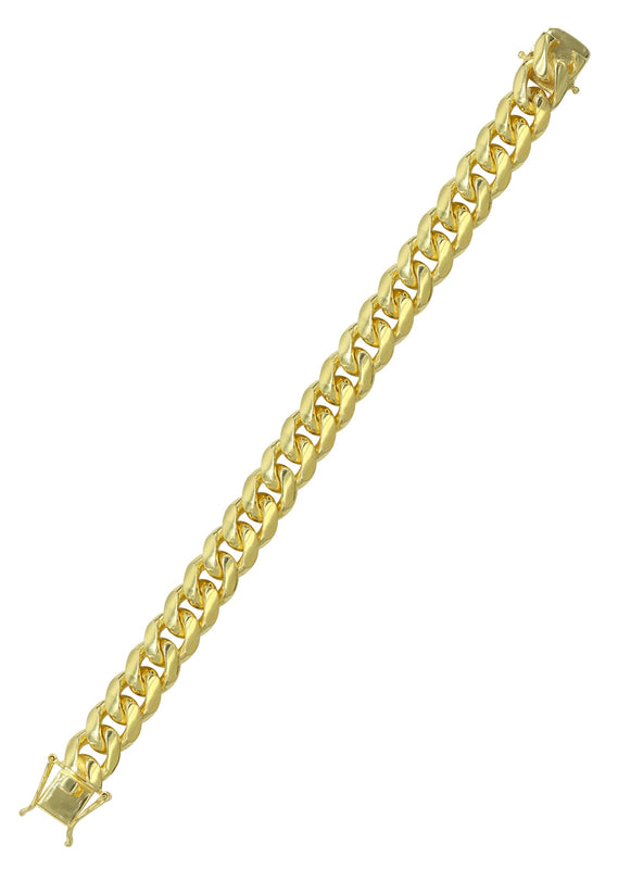 Silver Gold Miami Cuban Link Bracelet