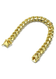 Silver Gold Miami Cuban Link Bracelet