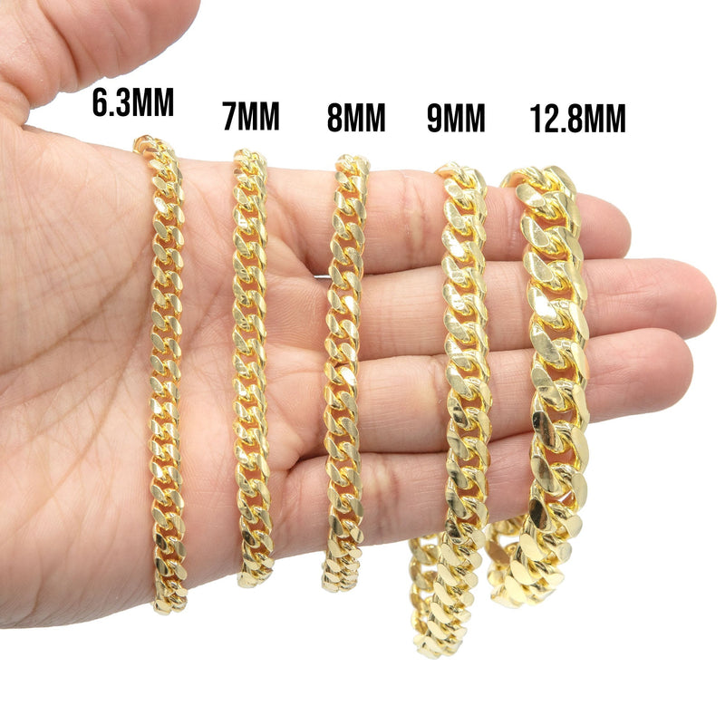 Silver Gold Miami Cuban Link Bracelet