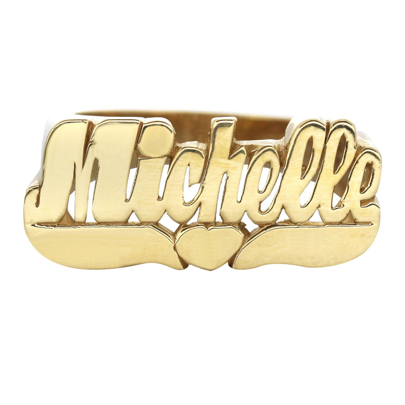 14K Cursive Gold Name Ring | Appx. 5.3 Grams