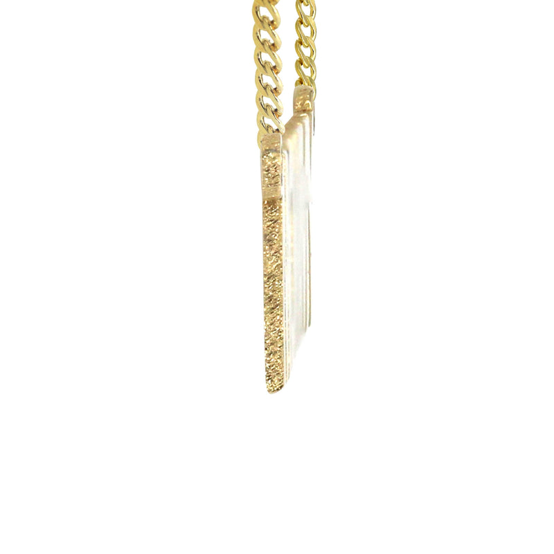14K Gold  Mommy Name Plate Necklace | Style #122
