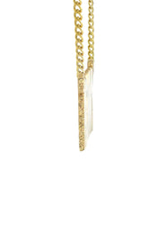 14K Gold  Mommy Name Plate Necklace | Style #122