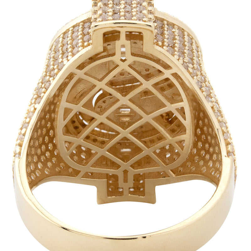 10K Gold Money Sign Pinky Ring For Men | 11 Grams