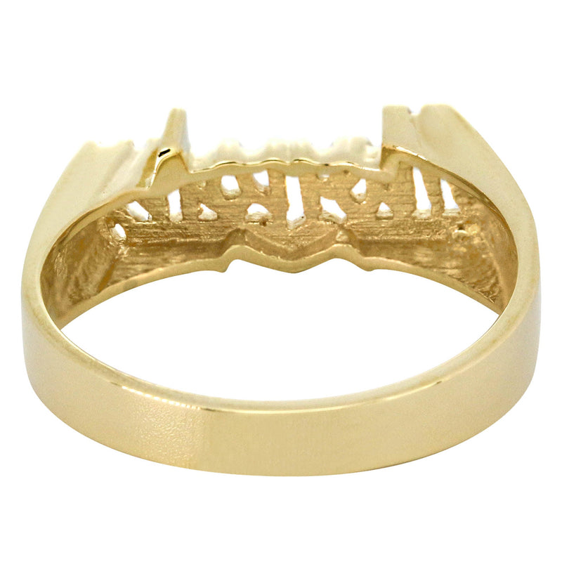 14K Script Gold Name Ring | Appx. 5.3 Grams
