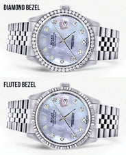 Womens Rolex Datejust Watch 16200 | 36Mm | Mother of Pearl Dial | Jubilee Band