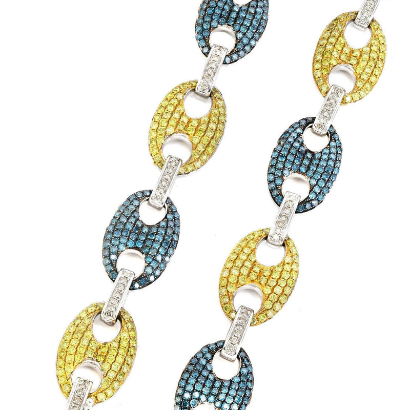 Iced Out Puff Chain | 13.8 Carats | 14 Mm Width | 30 Inch Length