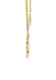 14K Gold  Plain Name Plate Necklace | Style #85