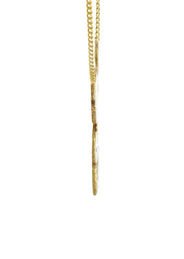 14K Gold  Diamond Heart Name Plate Necklace | Style #51