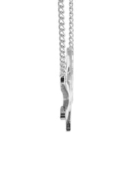 14K White Gold Name Plate Necklace | Style #96