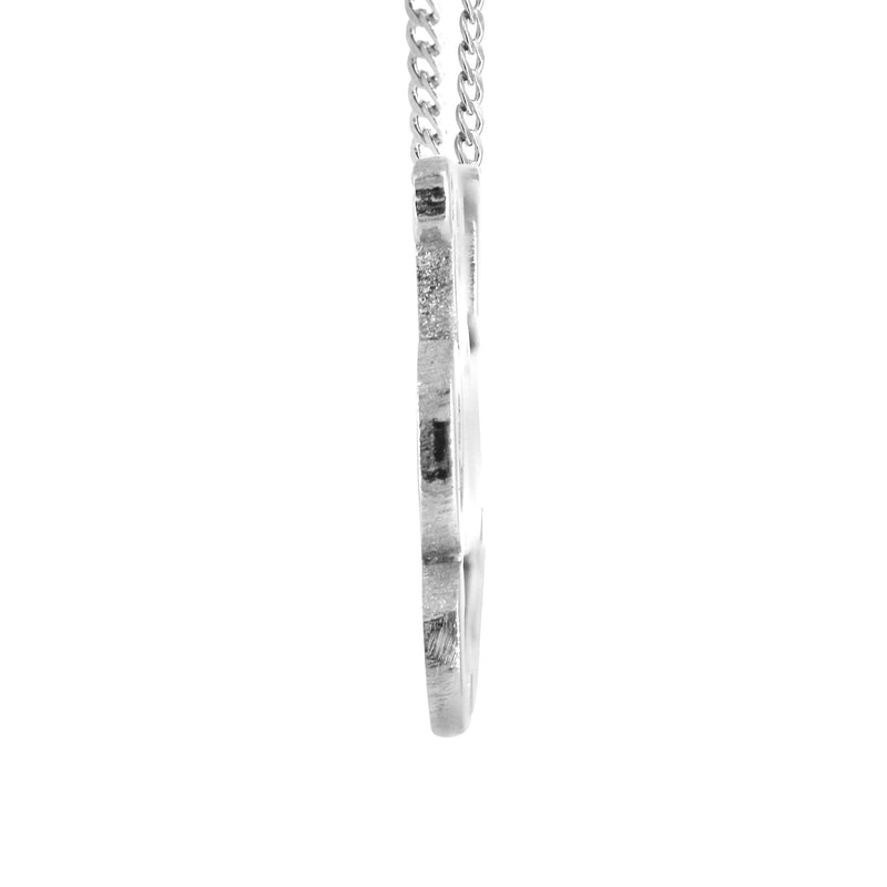 14K White Gold Name Plate Necklace | Style #123