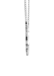 14K White Gold Name Plate Necklace | Style #123