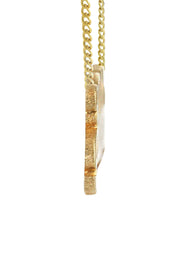 14K Gold  Two Name Name Plate Necklace | Style #97