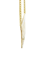 14K Gold  Name Plate Name Plate Necklace | Style #30
