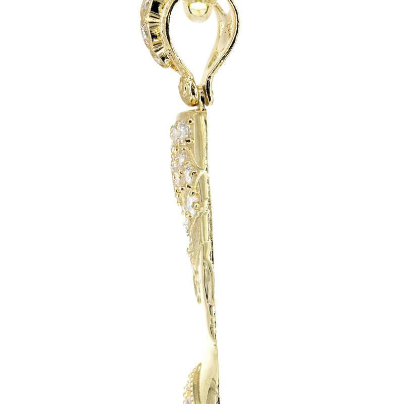 10K Yellow Gold Nefertiti Necklace | Appx. 20.7 Grams