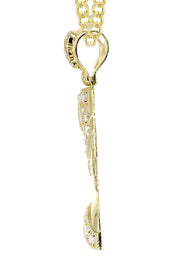 10K Yellow Gold Nefertiti Necklace | Appx. 20.7 Grams