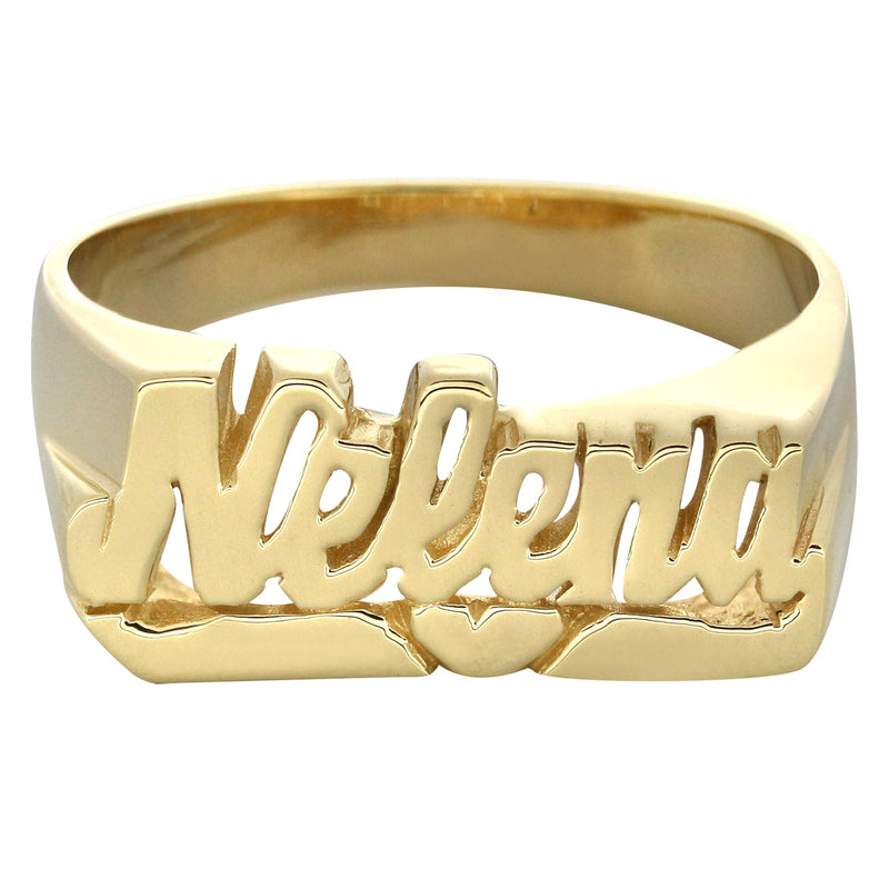 14K Script Gold Name Ring | Appx. 5.5 Grams