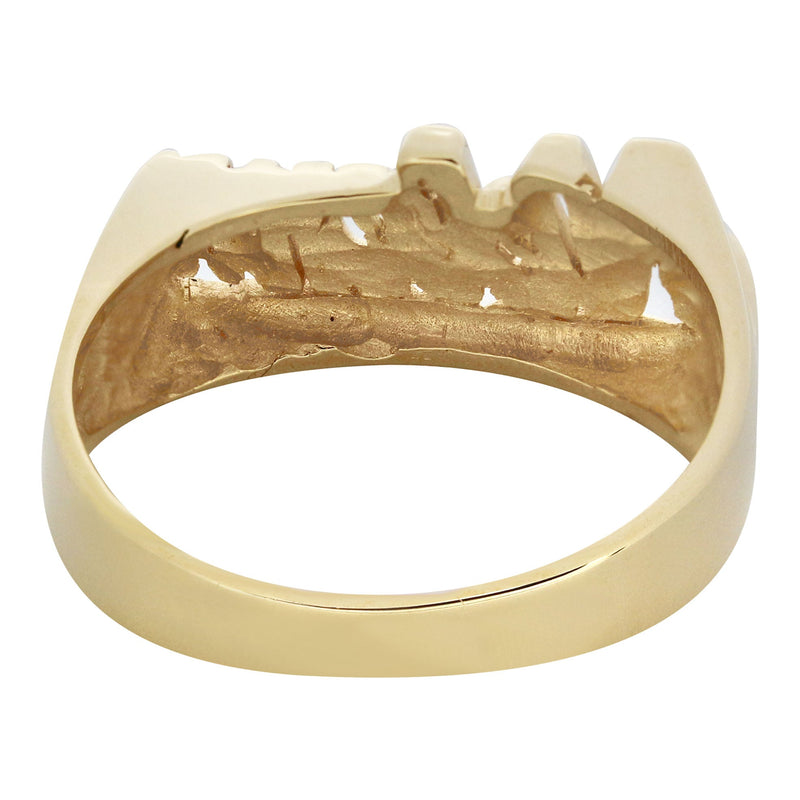 14K Script Gold Name Ring | Appx. 5.5 Grams