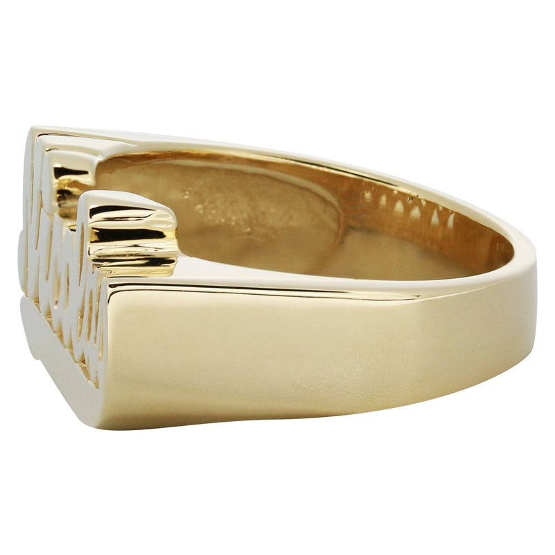 14K Script Gold Name Ring | Appx. 8.4 Grams
