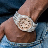 Audemars Piguet Royal Oak | Two Tone | 39 MM | 20 Carats Iced Out