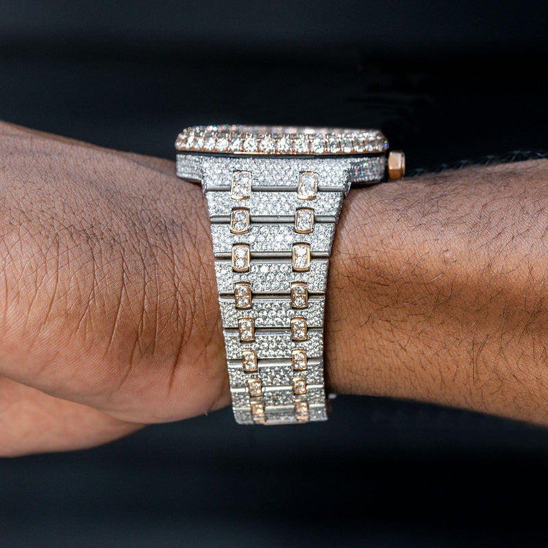 Audemars Piguet Royal Oak | Two Tone | 39 MM | 20 Carats Iced Out