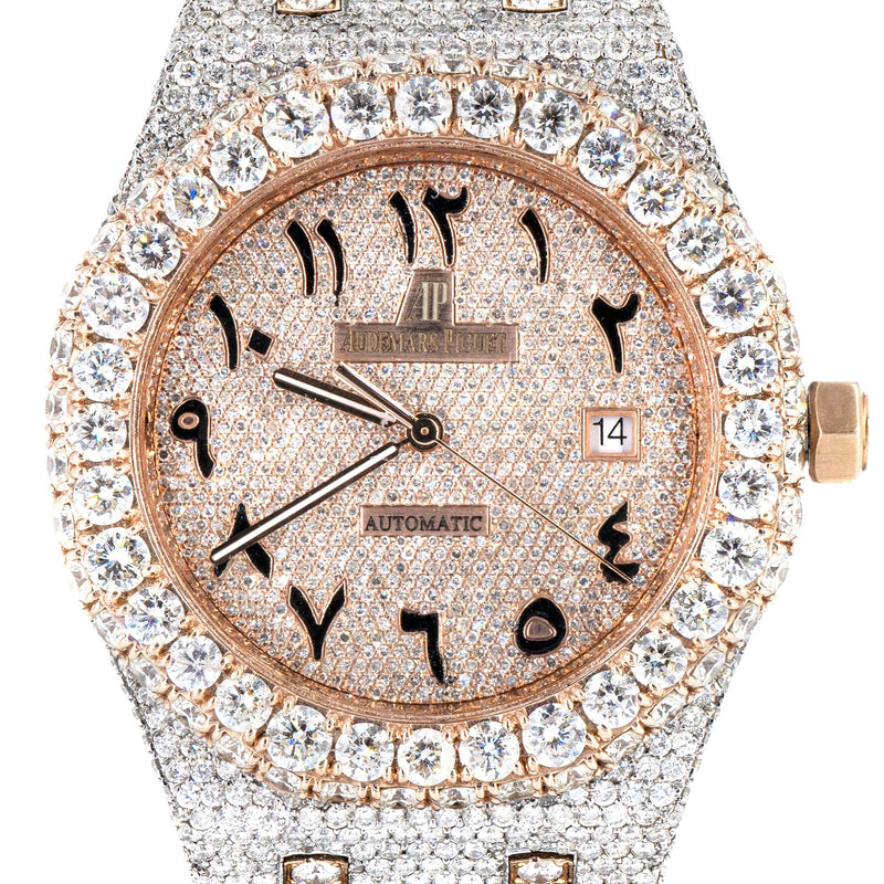 Audemars Piguet Royal Oak | Two Tone | 39 MM | 20 Carats Iced Out