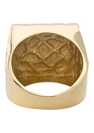 10K Gold Nugget Ring For Men | 5.2 Grams