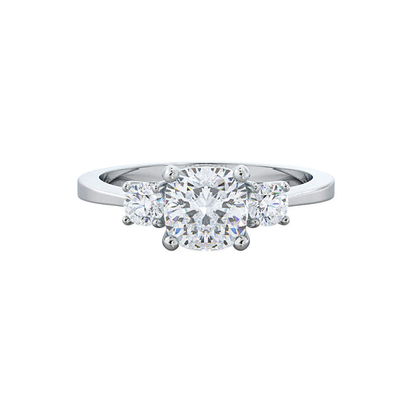 Olivia 2ct Cushion engagement ring setting