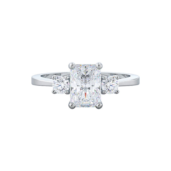Olivia 2ct Radiant engagement ring setting