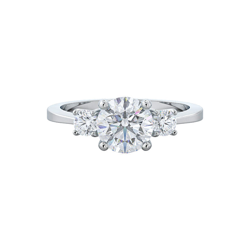 Olivia 2ct Round engagement ring setting
