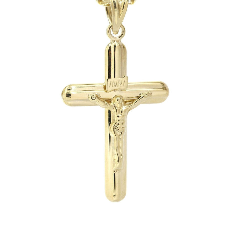 10K Gold Crucifix / Cross  Necklace For Men | 6.11 Grams