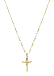 10K Gold Crucifix / Cross  Necklace For Men | 6.11 Grams