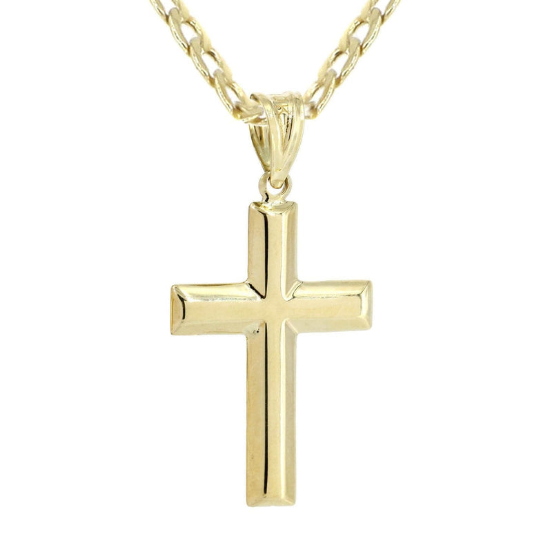10K Gold Cross  Necklace For Men | 5.58 Grams