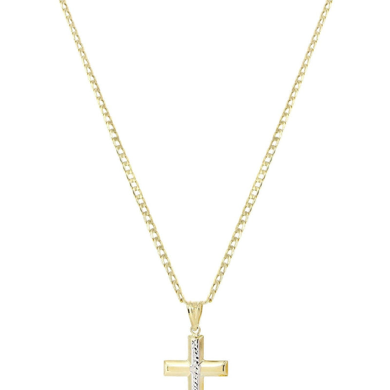 10K Gold Cross  Necklace For Men | 5.58 Grams