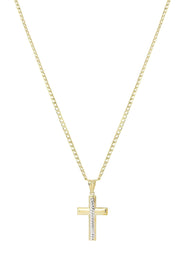 10K Gold Cross  Necklace For Men | 5.58 Grams