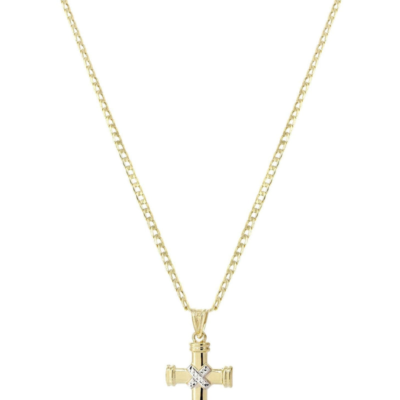 10K Gold Cross  Necklace For Men | 6.12 Grams