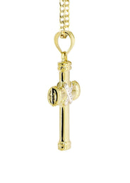 10K Gold Cross  Necklace For Men | 6.12 Grams